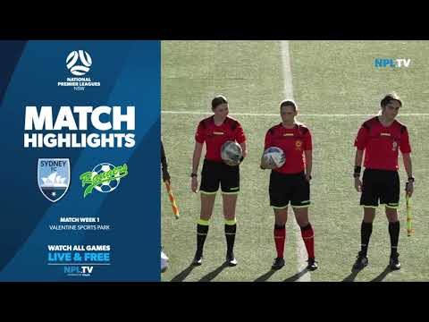 NPL NSW Men's Round 1 Fixture – Sydney FC v Mt Druitt Town Rangers