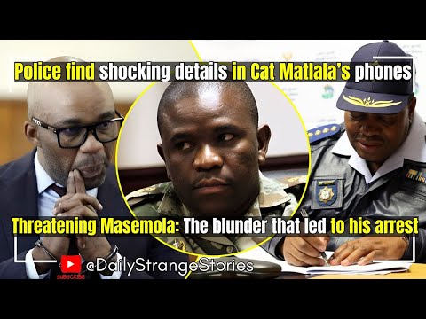 Shocking details from Cat Matlala's phones: Mkhwanazi arrested him after he threatened Masemola