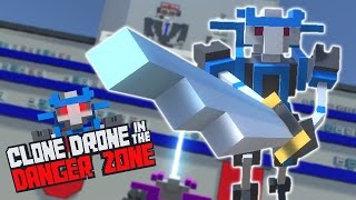 SLICING AND DICING! - Clone Drone in the Danger Zone #1