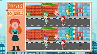 Viki Spotter: Megapolis, Level 1 Walkthrough, 1080p/60FPS.