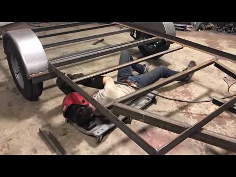 Trailer Build, Manufacturing, Welding Up a Utility Trailer