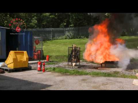 How to use a Fire Extinguisher - Workplace Safety Demonstration - Rescue 365 -