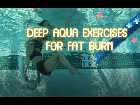 Most effective DEEP-WATER EXERCISES for fast fat burn. Quick list.