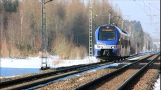 preview picture of video 'Bahnübergang zwischen Otterfing und Sauerlach'