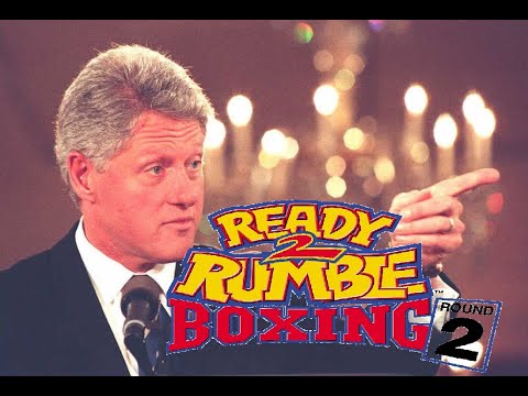 Bill Clinton (Mr. President) - Ready 2 Rumble Boxing Round 2 - Arcade mode(Dreamcast) 4K 60fps