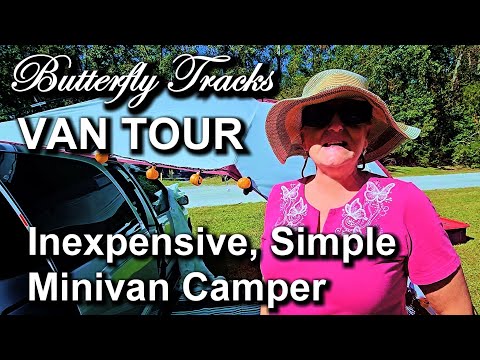 Inexpensive, Simple Minivan Camper Van Tour