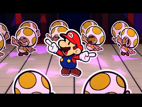 Paper Mario The Origami King -  Thrills At Night Dance Scene