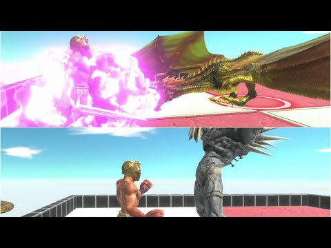 ACHILLES vs FANTASY,INFERNALS - Animal Revolt Battle Simulator