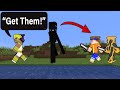 Minecraft Manhunt But I Control the MOBS