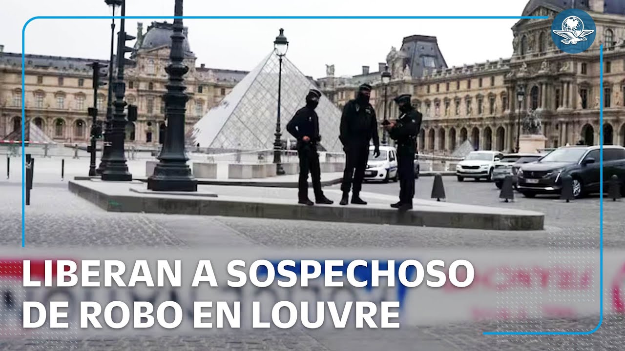 Robo en el Louvre: liberan a un sospechoso y otra persona es imputada