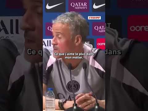 🤩 Luis Enrique est épanoui à Paris #shorts #psg