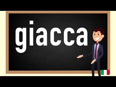 How to pronounce giacca  in Italian