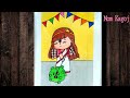 Durga Maa Drawing Easy Cartoon Durga Maa Drawing Durga Puja 2020 Corona Vs Maa Durga