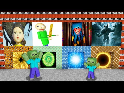 YANLIŞ KORKUNÇ TNT PORTALINI SEÇERSEN ÖLÜRSÜN 😱 - Minecraft