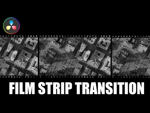 How To Add Film Strip Transition l Davinci Resolve