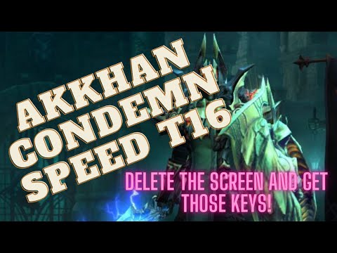 Diablo 3 Season 28 Akkhan Condemn Crusader t16 key farming build.