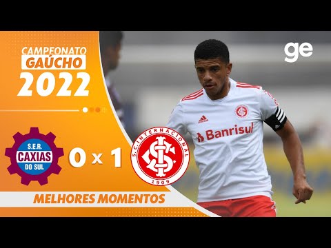 Gols e lances de Caxias x Internacional