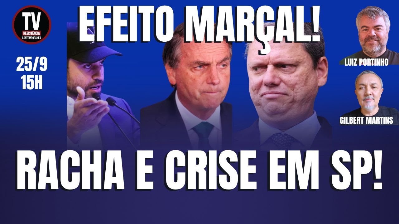 [AO VIVO] EFEITO MARÇAL! RACHA E CRISE NO BOLSONARISMO PAULISTA! (25/9/2024)