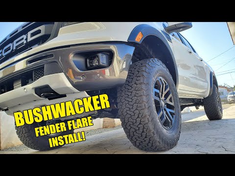2019 Ford Ranger - Bushwacker OE-Style Fender Flares Installed