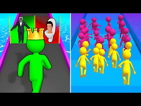 Giant Rush Vs Join Clash 3D🍎🍎🍎Walkthrough Android IOS Max Levels Mobile Gameplay HE1D