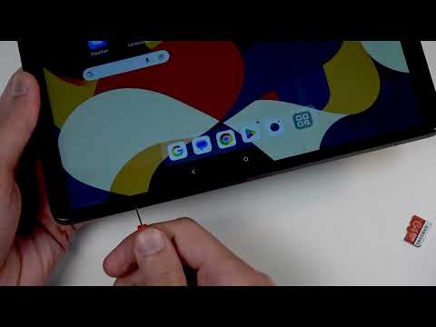 LENOVO Tab One – How to Insert SD Card