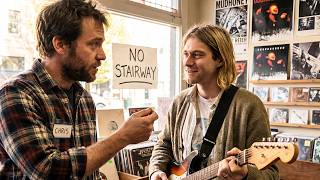 Kurt Cobain Gets Guitar Lesson on His OWN Song — The Employee's Face Says EVERYTHING