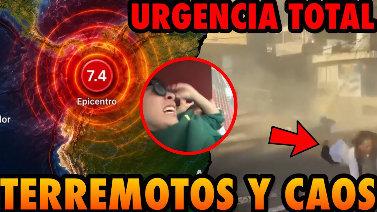 URGENTE AHORA: TERREMOTO en Colombia y CAOS Mundial