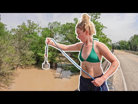 Magnet Fishing A Swamp in EXTREME HEAT! - Dirtiest Treasure Found In America While Magnet Fishing