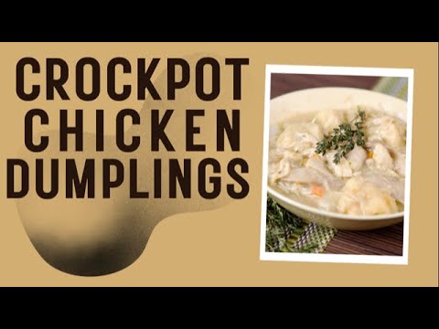 Crockpot Chicken and Dumplings Recipe