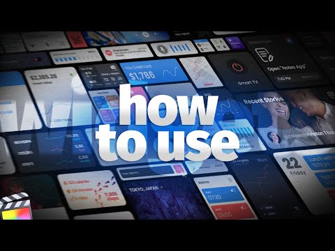 First Look at Widgets For Final Cut Pro
