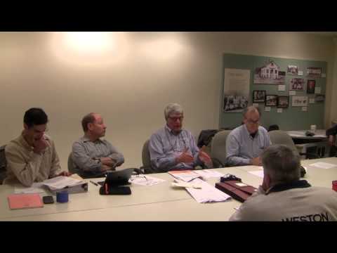 Weston MA Planning Board 4/15/2014: 8:31 - Fire Dept Driveway Discussion