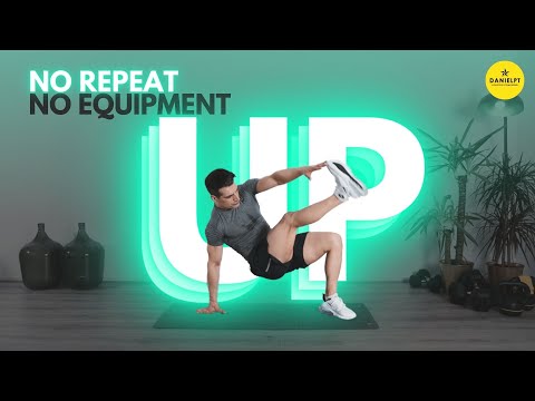30 min Full Body Bodyweight HIIT At Home | No repeat + No equipment Full Workout