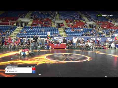 Junior GR 160 Round of 128 - Vincent Baker (GA) vs. David Reinhart (OH)