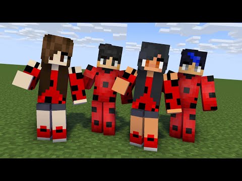 MONSTER SCHOOL : SKIRRI LADYBUG APHMAU AND FRIENDS - MINECRAFT ANIMATION
