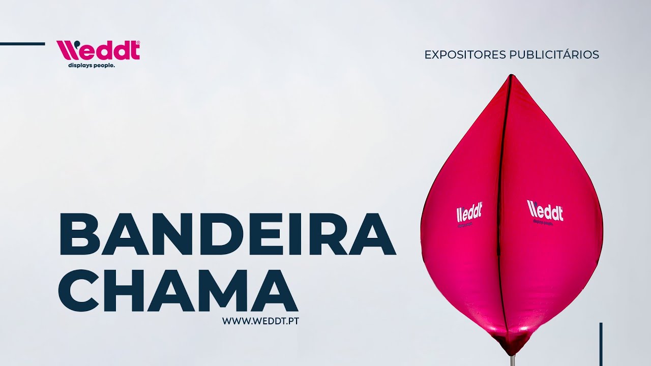 Bandeira 3D CHAMA