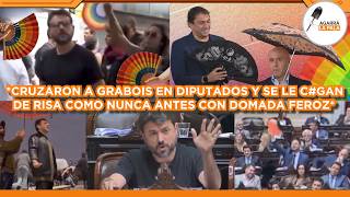 Download lagu CRUZARON A GRABOIS EN DIPUTADOS Y SE LE C*GARON DE RISA CON LA DOMADA QUE MÁS LE DOLIÓ: 'ABANICADO' mp3 Download lagu CRUZARON A GRABOIS EN DIPUTADOS Y SE LE C*GARON DE RISA CON LA DOMADA QUE MÁS LE DOLIÓ: 'ABANICADO' mp3