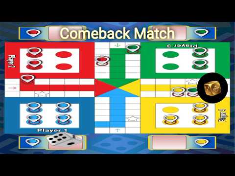 Ludo King 4 Player Close Finish – Last Moment Winning Move 
