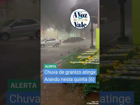 Chuva de Granizo em Arandu-SP