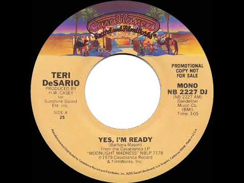 1980 Teri DeSario with K.C. - Yes, I’m Ready (mono radio promo 45)