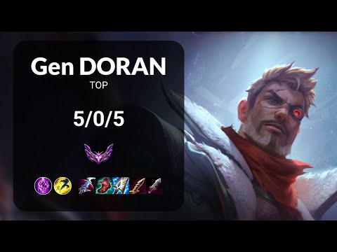 Gen Doran Jayce vs kt PerfecT Aatrox TOP - KR  Patch 13.17