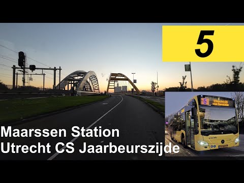 U-OV lijn 5: Maarssen Station - Utrecht CS Jaarbeurszijde | Qbuzz Utrecht | Qbuzz 4056 | 2024