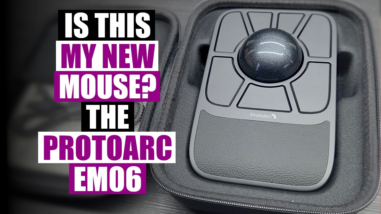 The Brilliantly Designed ProtoArc EM06 Trackball Mouse