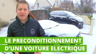 Le préconditionnement d’une voiture électrique en hiver