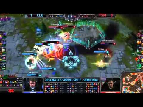 Bjergsen Karma PENTA KILL    TSM vs CLG Spring Playoff 1