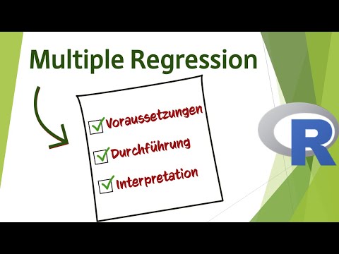 Multiple lineare Regression in R [ALL IN ONE] - Voraussetzungen, Durchführung und Interpretation