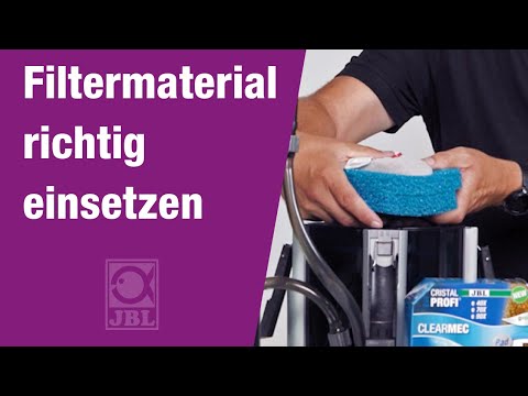 JBL TV 40: Auswahl des Filtermaterials im Aquarium -  Biologisch. Mechanisch. Problemlöser.