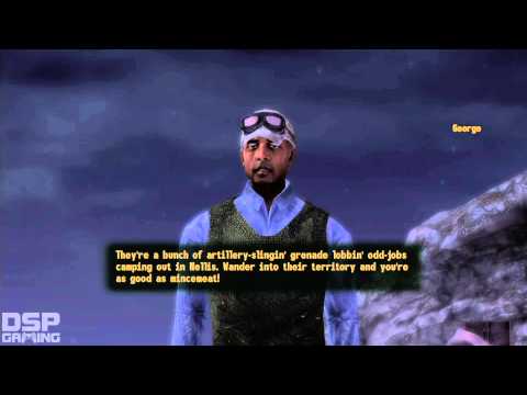 Fallout: New Vegas HARDCORE PT pt58 - BLOWN TO BITS! Nellis AFB Approach