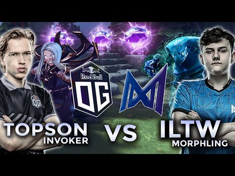 TOPSON Invoker NEW Dark Artistry Set for Invoker Persona vs iLTW Morphling - OG vs NIGMA Battle