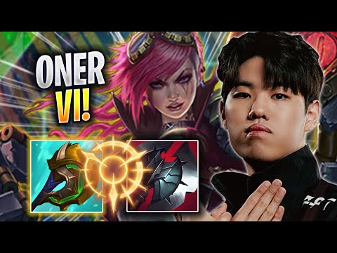ONER IS INSANE WITH VI! - T1 Oner Plays Vi JUNGLE vs Nidalee! | Season 2023
