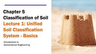 Chapter 5 Classification of Soil - Lecture 1: Unified Soil Classification System Basics